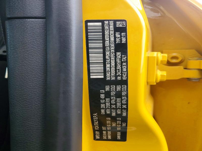 57553786 :رقم المزاد ، ZACCJBAH1HPF04296 vin ، 2017 Jeep Renegade مزاد بيع