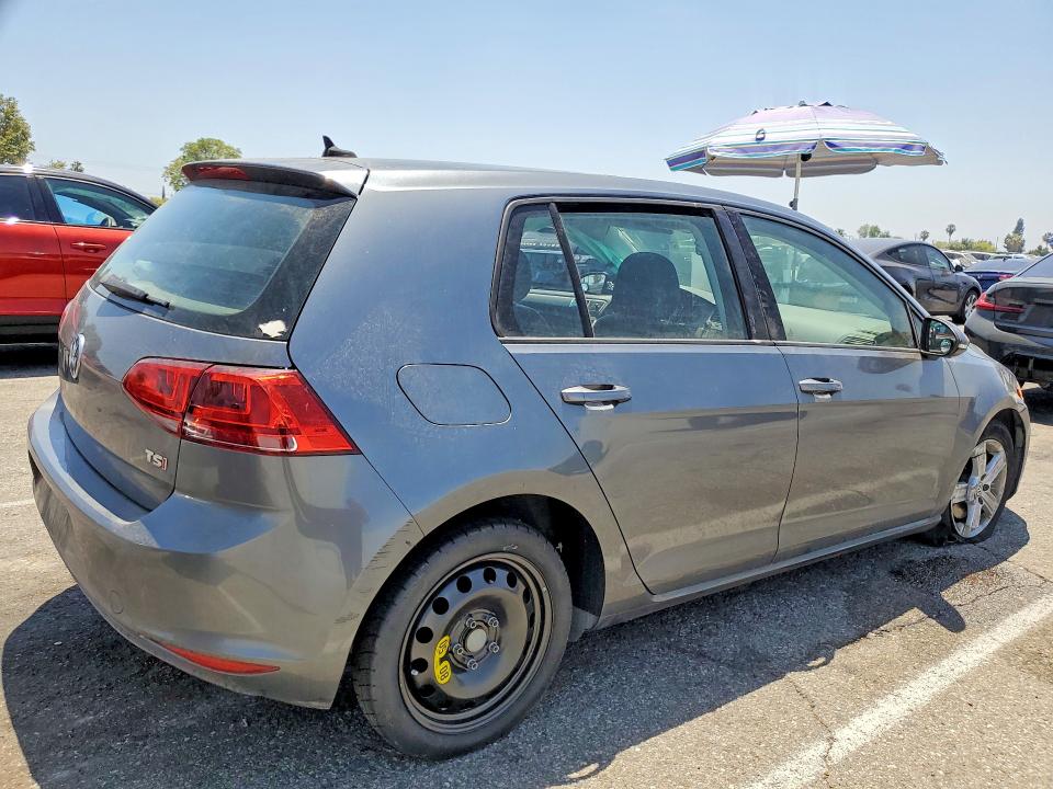 2017 Volkswagen Golf მანქანა იყიდება აუქციონზე, vin: 3VW217AU0HM052573, აუქციონის ნომერი: 55594226