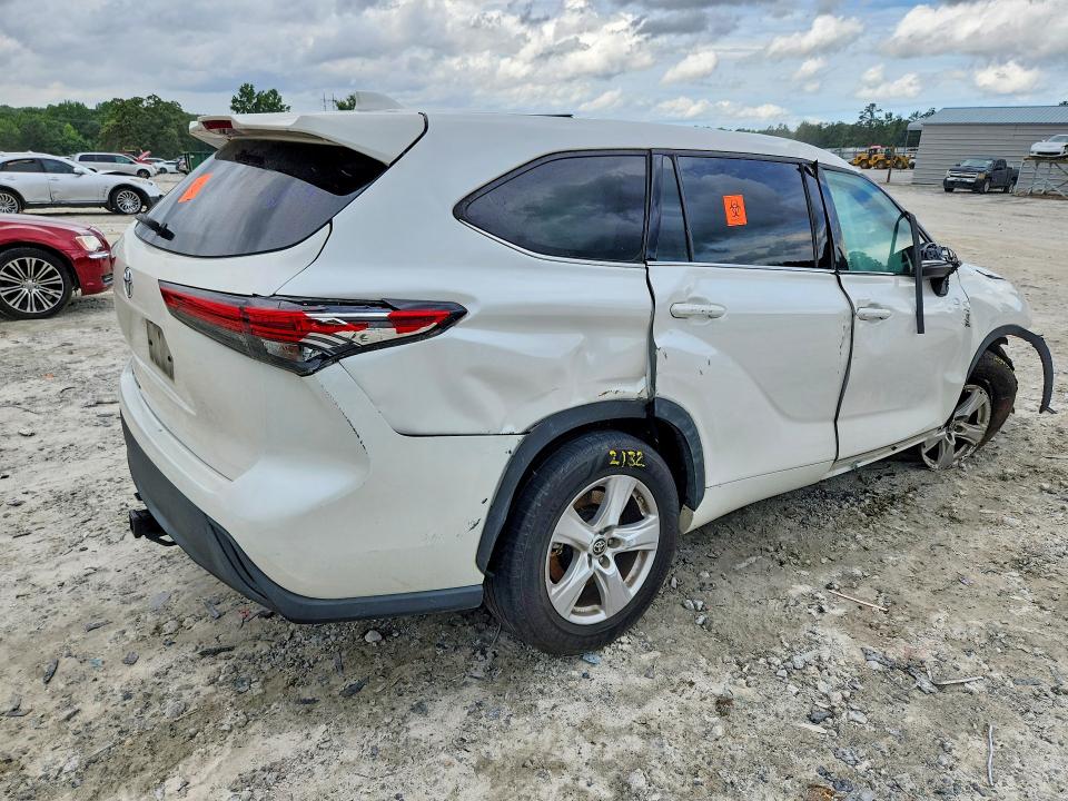 2020 Toyota Highlander მანქანა იყიდება აუქციონზე, vin: 5TDCZRAH3LS028789, აუქციონის ნომერი: 57734396