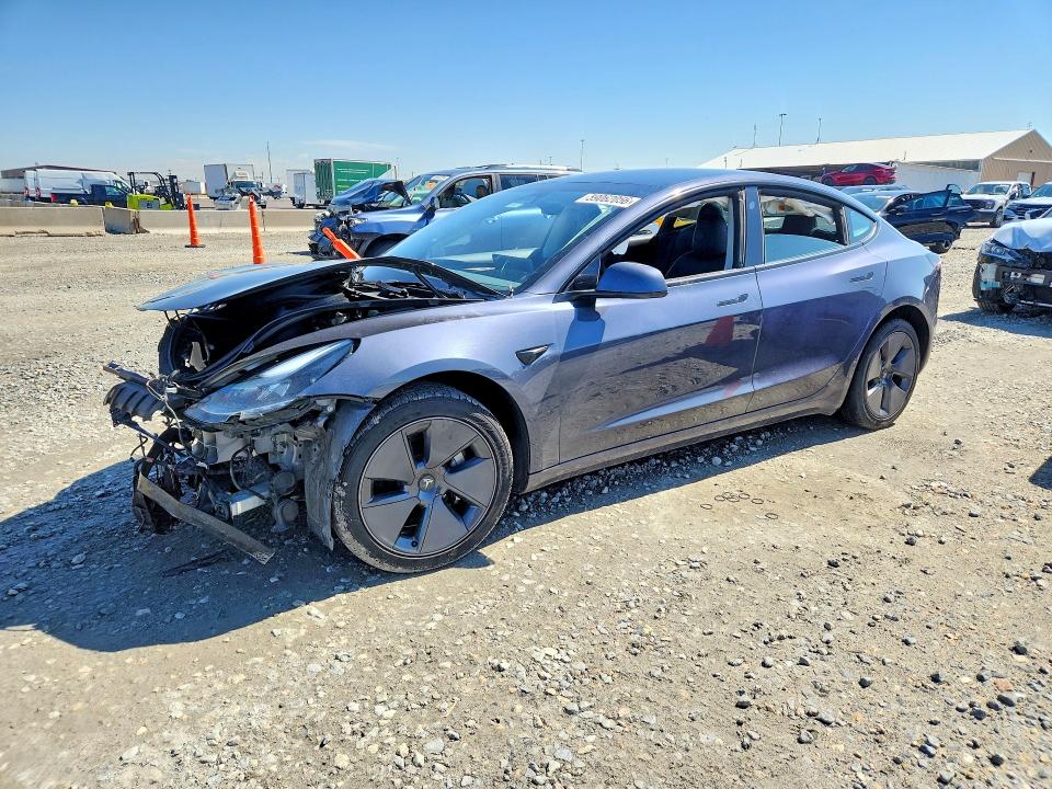 59062056 :رقم المزاد ، 5YJ3E1EB9PF629010 vin ، 2023 Tesla Model 3 مزاد بيع