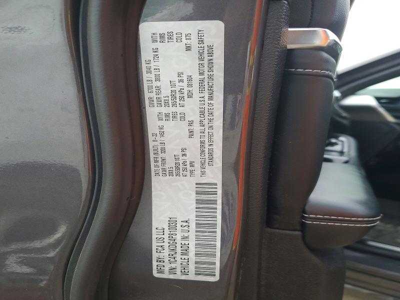 Auction sale of the 2023 Jeep Grand Cherokee, vin: 1C4RJKDG4P8100301, lot number: 56159206
