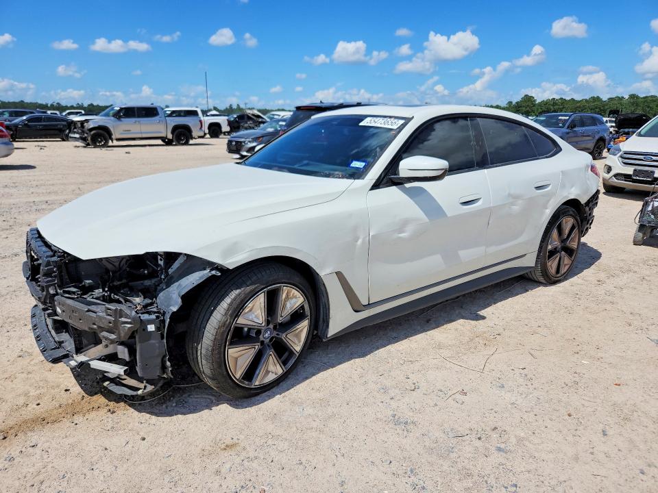 2023 Bmw I4 მანქანა იყიდება აუქციონზე, vin: WBY43AW05PFP98796, აუქციონის ნომერი: 55473656