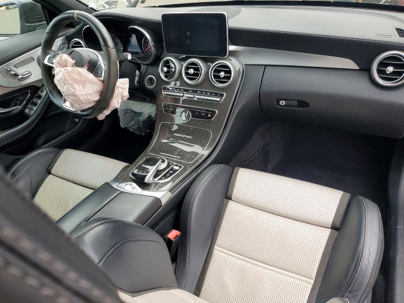 55996216 :رقم المزاد ، WDDWK8HB5HF491706 vin ، 2017 Mercedes-benz C مزاد بيع