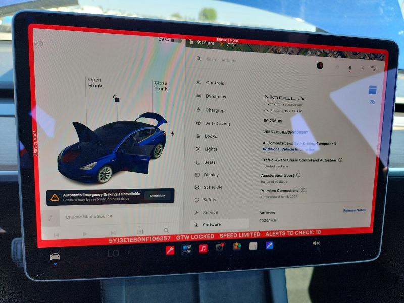 57922306 :رقم المزاد ، 5YJ3E1EB0NF106357 vin ، 2022 Tesla Model 3 مزاد بيع