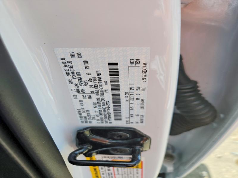 2018 Ford F150 მანქანა იყიდება აუქციონზე, vin: 1FTEW1EP7JFB42702, აუქციონის ნომერი: 55553086
