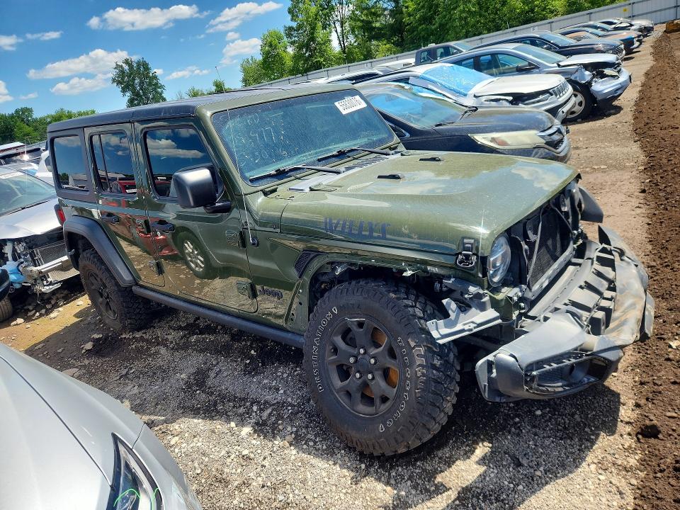 2020 Jeep Wrangler Unlimited მანქანა იყიდება აუქციონზე, vin: 1C4HJXDN4LW301645, აუქციონის ნომერი: 55830076