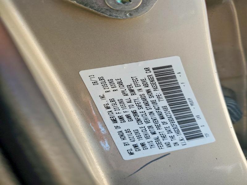 59150956 :رقم المزاد ، 1HGCR2F88DA232486 vin ، 2013 Honda Accord مزاد بيع