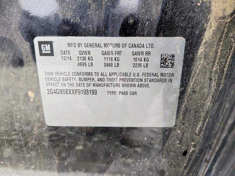 Aukcja sprzedaży 2015 Buick Regal, vin: 2G4GN5EXXF9193190, numer aukcji: 55650906