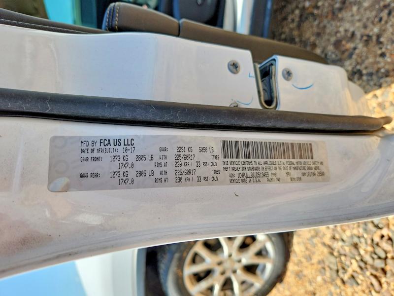 54959736 :رقم المزاد ، 1C4PJLLB9JD513459 vin ، 2018 Jeep Cherokee مزاد بيع