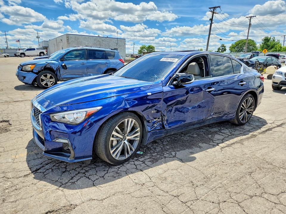 2020 Infiniti Q50 მანქანა იყიდება აუქციონზე, vin: JN1EV7AR3LM251429, აუქციონის ნომერი: 57067446