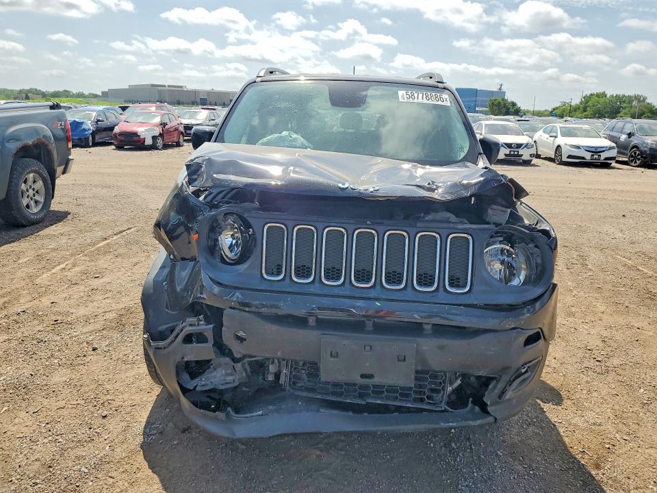 Продажа на аукционе авто 2016 Jeep Renegade, vin: ZACCJBBT5GPD89672, номер лота: 58778886