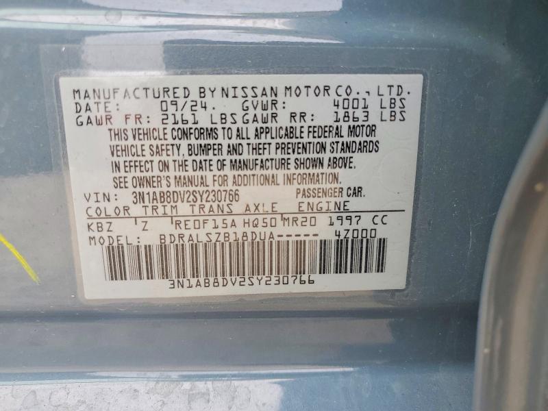 Продажа на аукционе авто 2025 Nissan Sentra, vin: 3N1AB8DV2SY230766, номер лота: 58076256