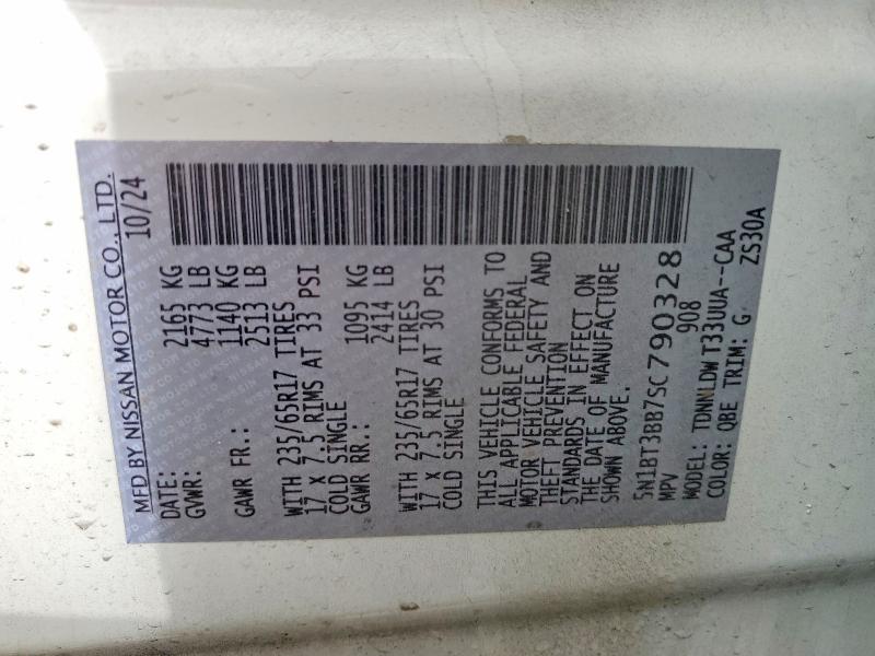 Aukcja sprzedaży 2025 Nissan Rogue, vin: 5N1BT3BB7SC790328, numer aukcji: 57044646
