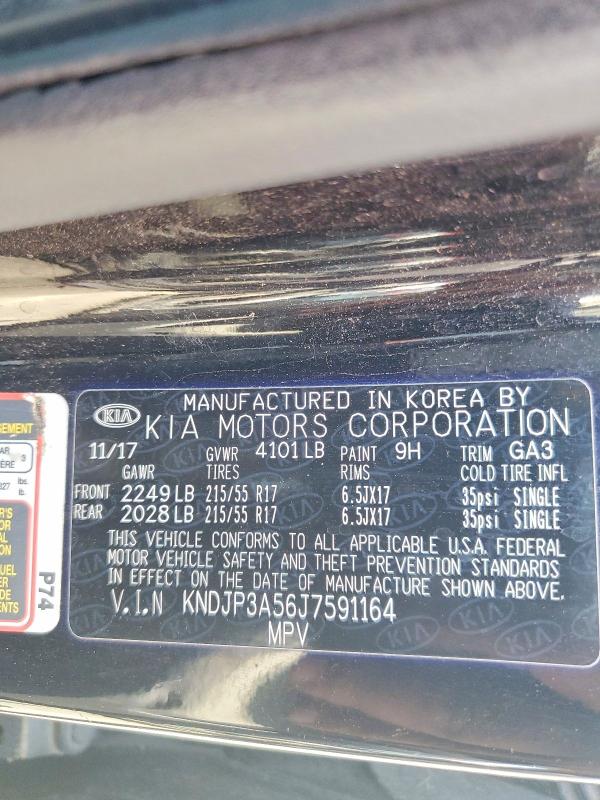 Aukcja sprzedaży 2018 Kia Soul, vin: KNDJP3A56J7591164, numer aukcji: 56363576