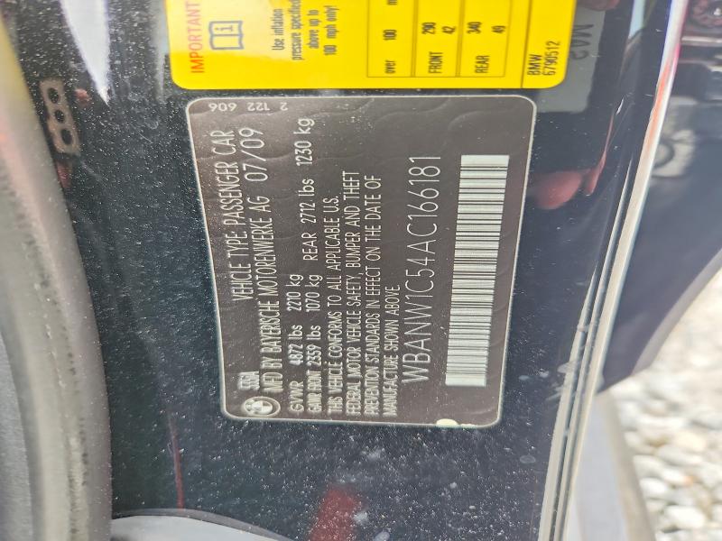 55058716 :رقم المزاد ، WBANW1C54AC166181 vin ، 2010 Bmw 535 مزاد بيع