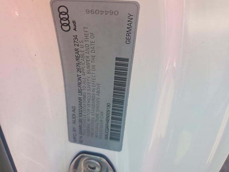 Продажа на аукционе авто 2014 Audi S5, vin: WAUCGAFH4EN009190, номер лота: 56739056