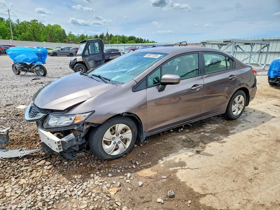 2014 Honda Civic მანქანა იყიდება აუქციონზე, vin: 2HGFB2F55EH502235, აუქციონის ნომერი: 56827526