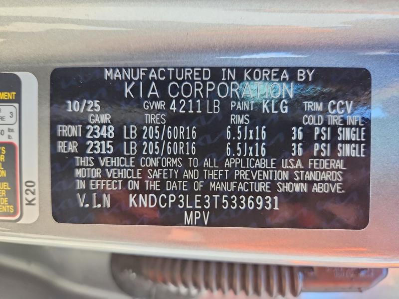 Продажа на аукционе авто 2026 Kia Niro, vin: KNDCP3LE3T5336931, номер лота: 56408396