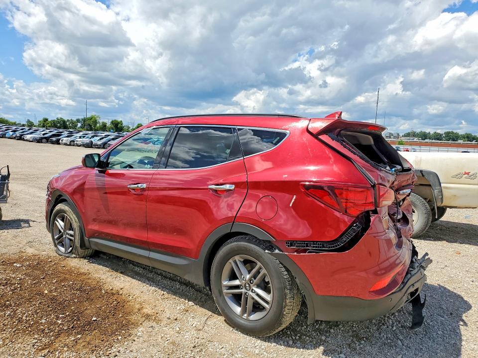 58031036 :رقم المزاد ، 5XYZUDLB9JG537980 vin ، 2018 Hyundai Santa Fe Sport مزاد بيع