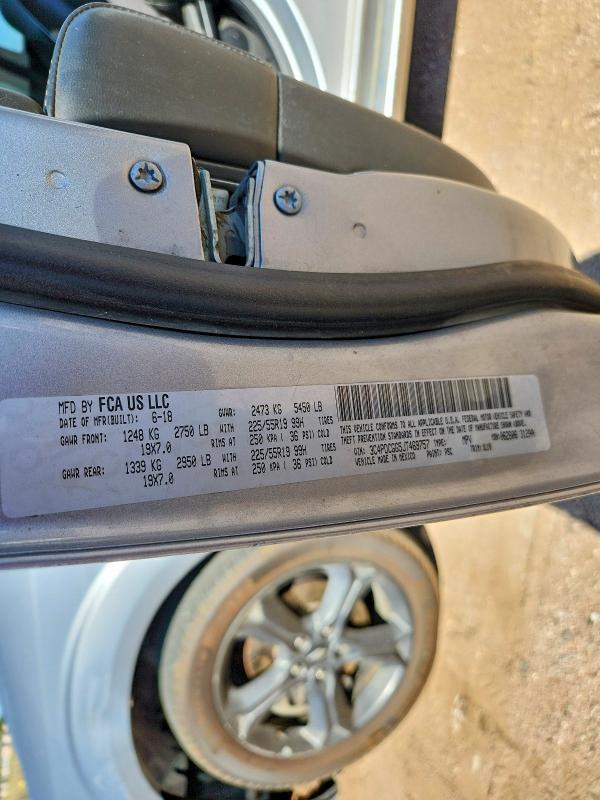 Продажа на аукционе авто 2018 Dodge Journey, vin: 3C4PDCGG5JT469757, номер лота: 59090526