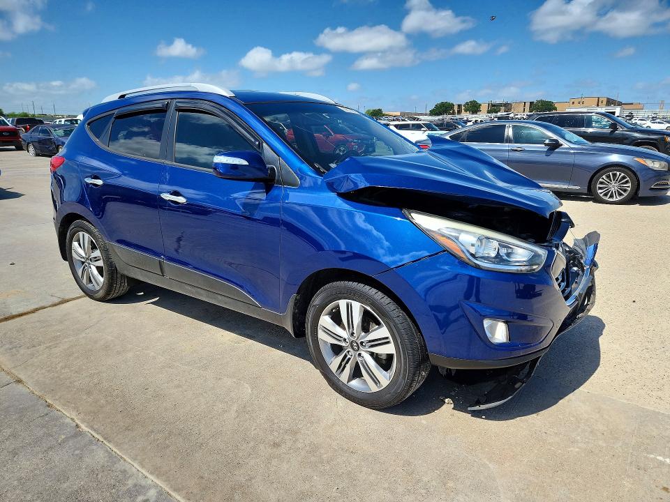 2014 Hyundai Tucson მანქანა იყიდება აუქციონზე, vin: KM8JU3AGXEU811953, აუქციონის ნომერი: 56353276