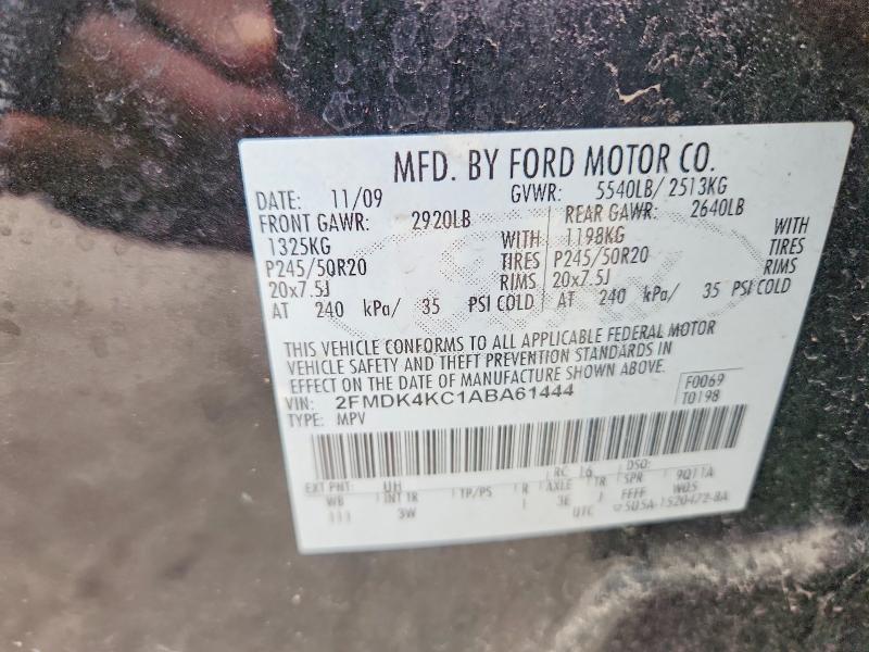 Aukcja sprzedaży 2010 Ford Edge, vin: 2FMDK4KC1ABA61444, numer aukcji: 54832736
