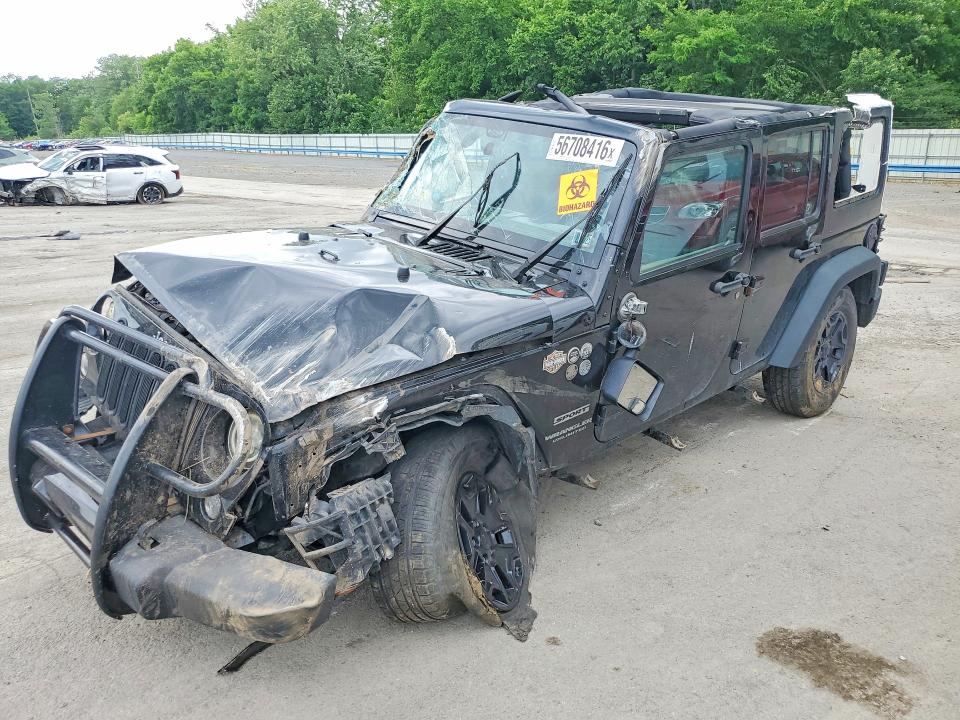 Auction sale of the 2016 Jeep Wrangler Unlimited, vin: 1C4BJWDG1GL202581, lot number: 56708416