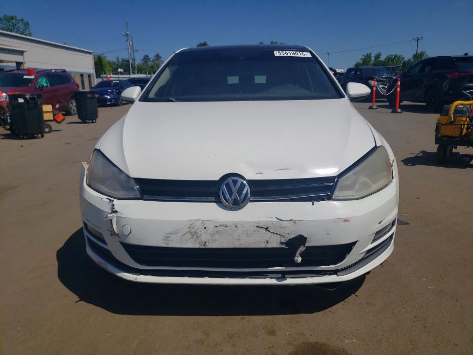 55819016 :رقم المزاد ، 3VW217AU8FM008110 vin ، 2015 Volkswagen Golf مزاد بيع