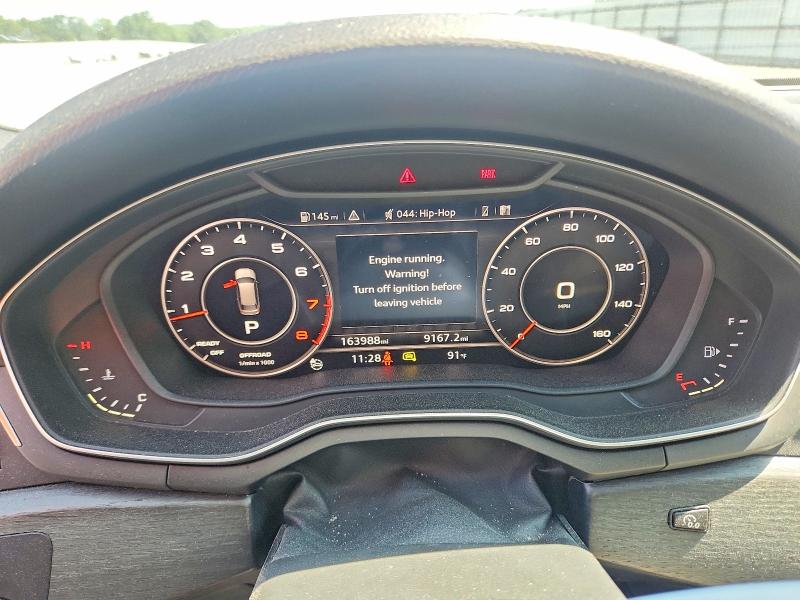 2017 Audi A4 Allroad მანქანა იყიდება აუქციონზე, vin: WA18NAF44HA061792, აუქციონის ნომერი: 56755816