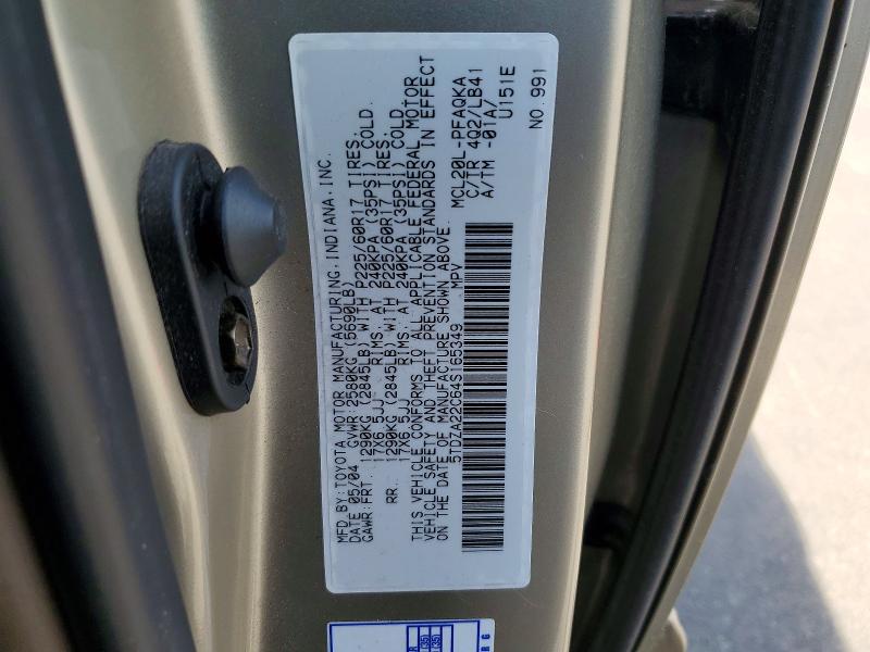 2004 Toyota Sienna მანქანა იყიდება აუქციონზე, vin: 5TDZA22C64S165349, აუქციონის ნომერი: 57590766