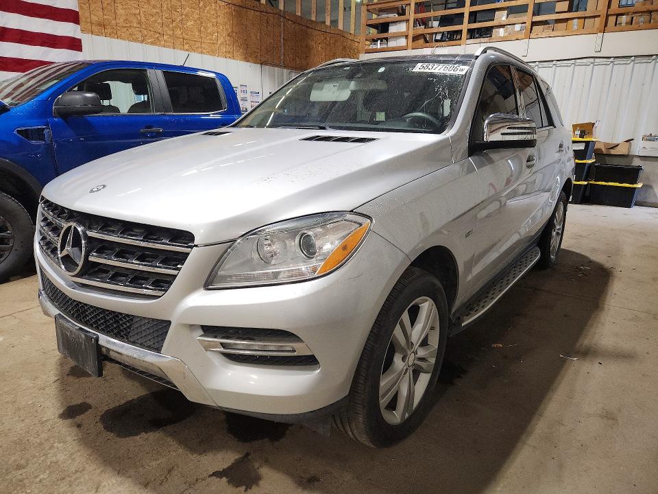 Auction sale of the 2012 Mercedes-benz Ml, vin: 4JGDA5HBXCA055048, lot number: 58377606