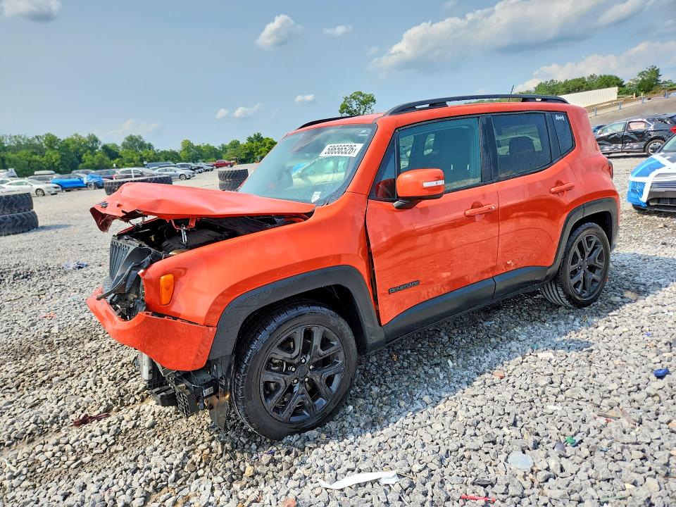 2017 Jeep Renegade მანქანა იყიდება აუქციონზე, vin: ZACCJABB6HPG43280, აუქციონის ნომერი: 58656526