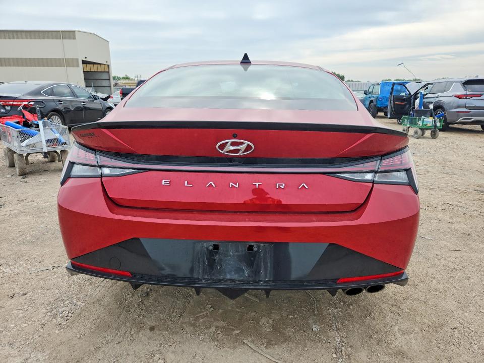 2021 Hyundai Elantra მანქანა იყიდება აუქციონზე, vin: KMHLR4AF1MU181553, აუქციონის ნომერი: 55099486