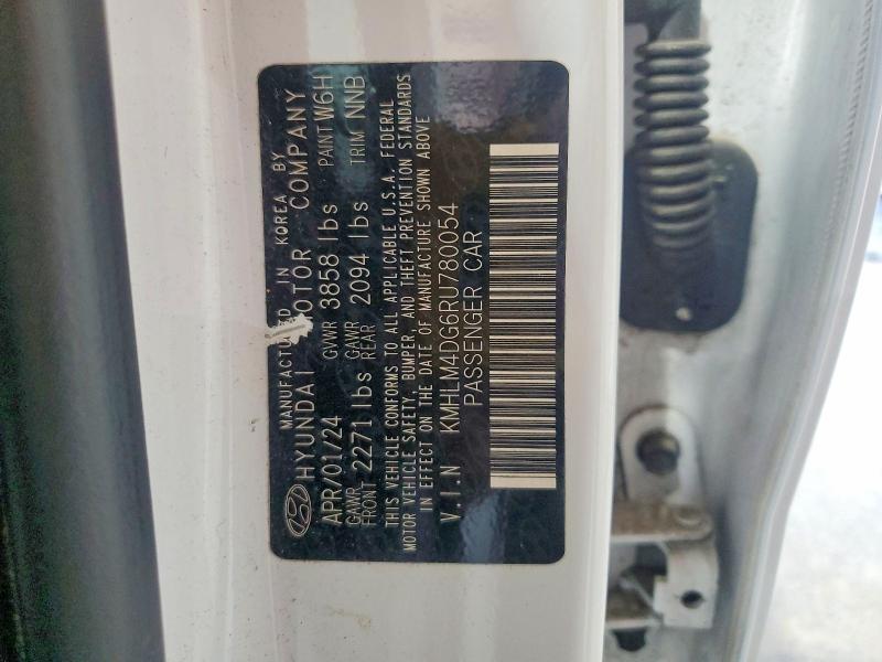 2024 Hyundai Elantra მანქანა იყიდება აუქციონზე, vin: KMHLM4DG6RU780054, აუქციონის ნომერი: 55079496