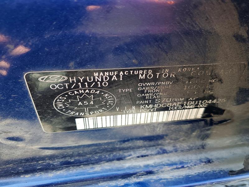 Aukcja sprzedaży 2011 Hyundai Elantra Touring, vin: KMHDC8AE1BU104425, numer aukcji: 58890046
