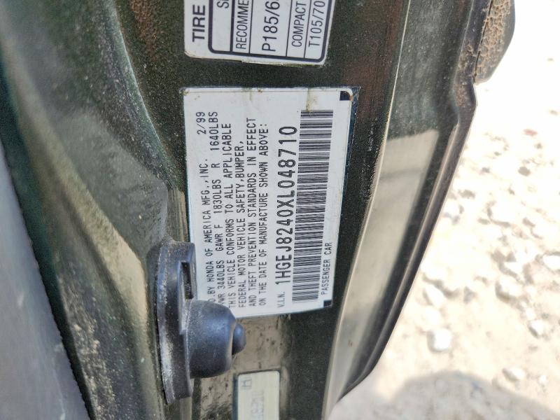 Продажа на аукционе авто 1999 Honda Civic, vin: 1HGEJ8240XL048710, номер лота: 60465616
