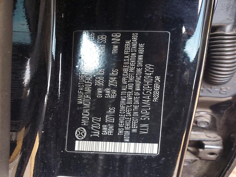 57972426 :رقم المزاد ، 5NPLM4AG2PH094299 vin ، 2023 Hyundai Elantra مزاد بيع