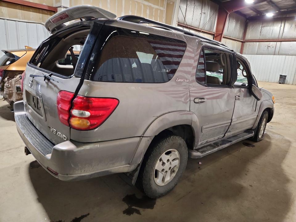 58628856 :رقم المزاد ، 5TDBT48AX2S079956 vin ، 2002 Toyota Sequoia مزاد بيع