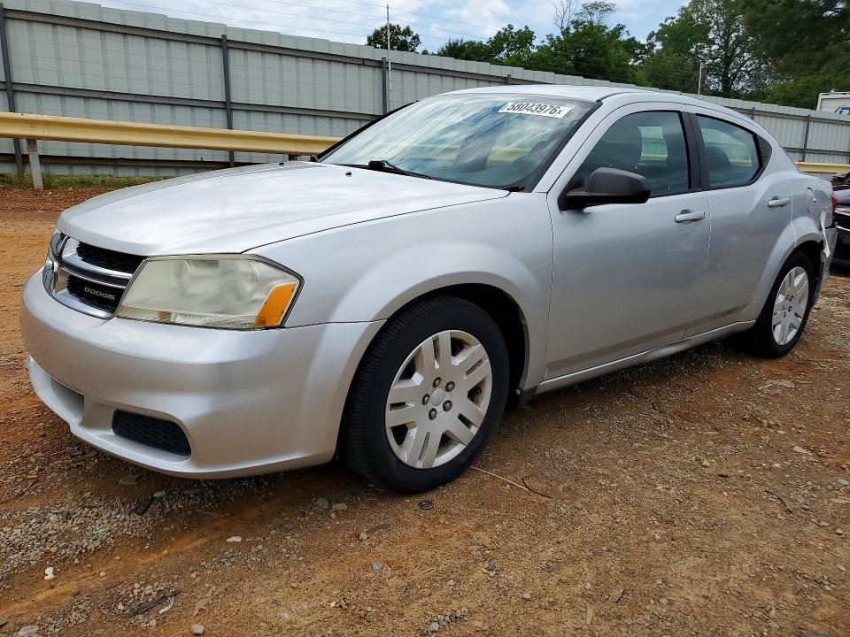 58043976 :رقم المزاد ، 1C3CDZAB3CN102507 vin ، 2012 Dodge Avenger مزاد بيع