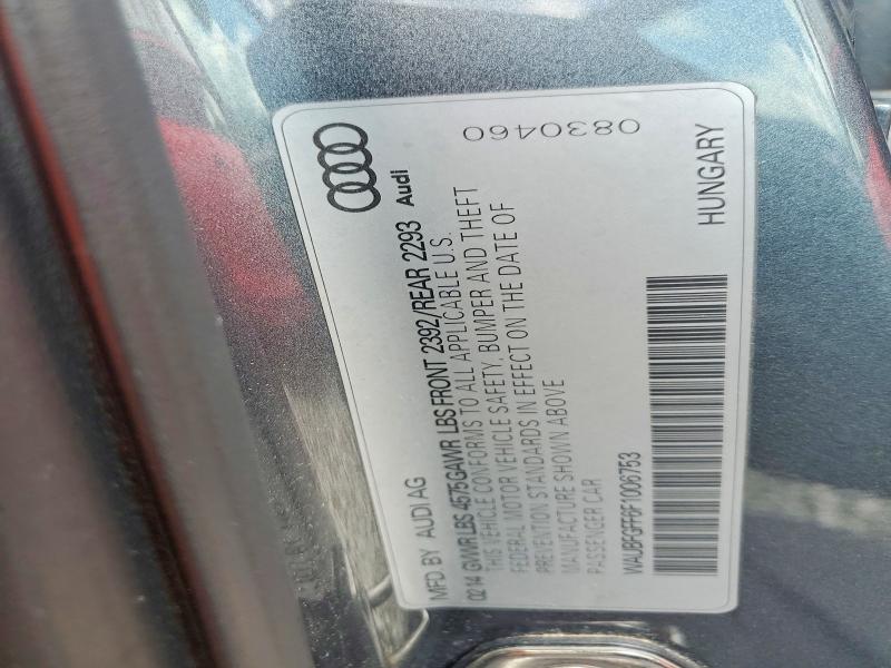 2015 Audi A3 მანქანა იყიდება აუქციონზე, vin: WAUBFGFF6F1006753, აუქციონის ნომერი: 59061786