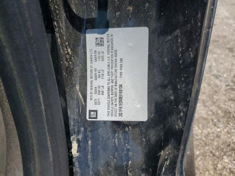 56177126 :رقم المزاد ، 2G1FA1ED6B9160104 vin ، 2011 Chevrolet Camaro مزاد بيع