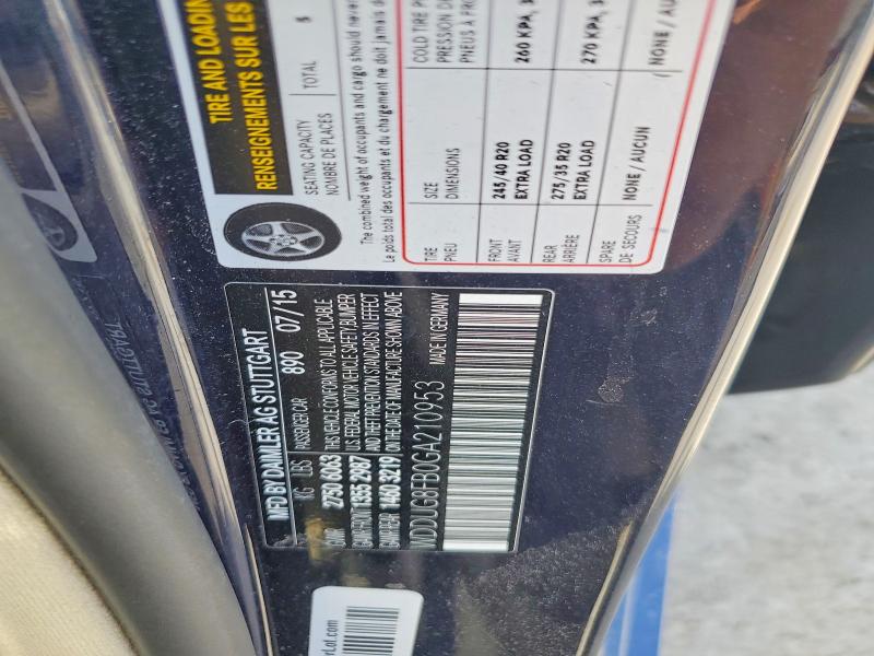 Продаж на аукціоні авто 2016 Mercedes-benz S, vin: WDDUG8FB0GA210953, номер лоту: 57843146