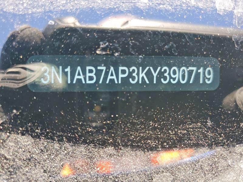 56894446 :رقم المزاد ، 3N1AB7AP3KY390719 vin ، 2019 Nissan Sentra مزاد بيع