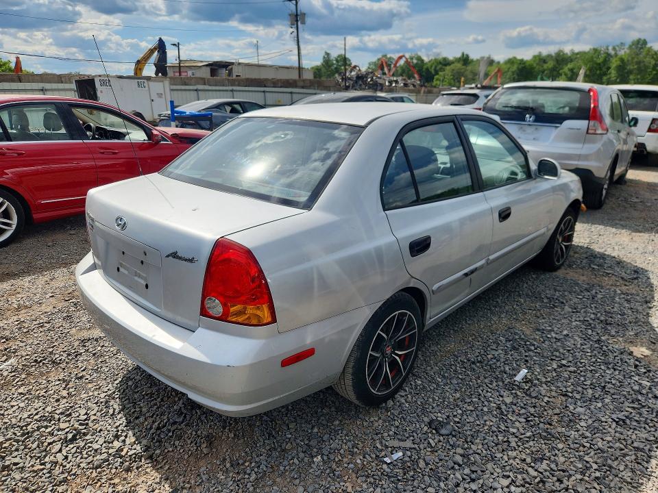 Продаж на аукціоні авто 2004 Hyundai Accent, vin: KMHCG45C64U561378, номер лоту: 55876616