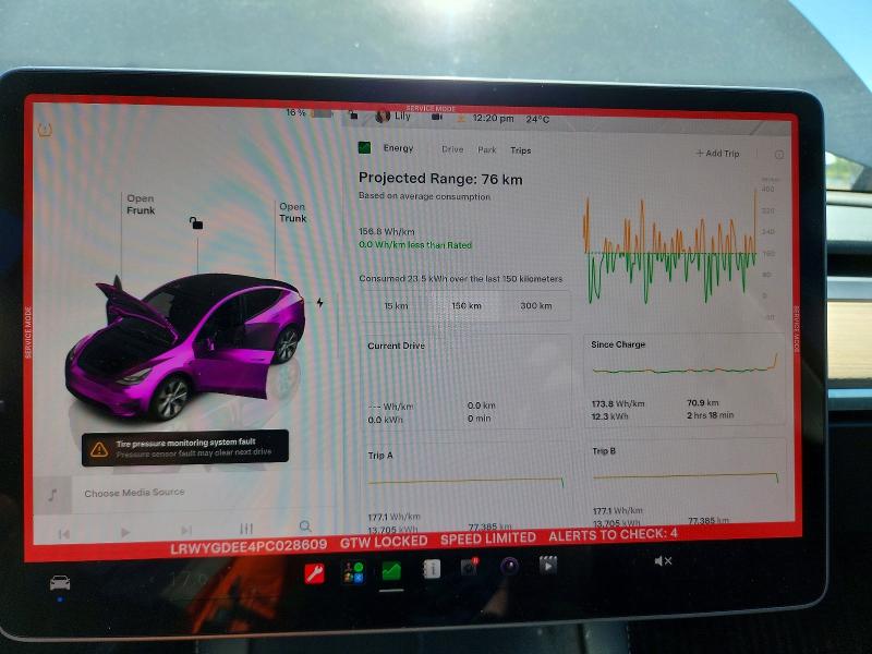 2023 Tesla Model Y მანქანა იყიდება აუქციონზე, vin: LRWYGDEE4PC028609, აუქციონის ნომერი: 58108026