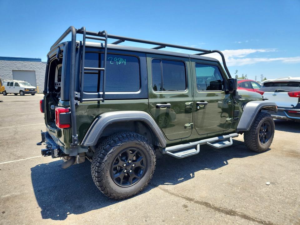 55201316 :رقم المزاد ، 1C4HJXDM5MW541540 vin ، 2021 Jeep Wrangler Unlimited مزاد بيع