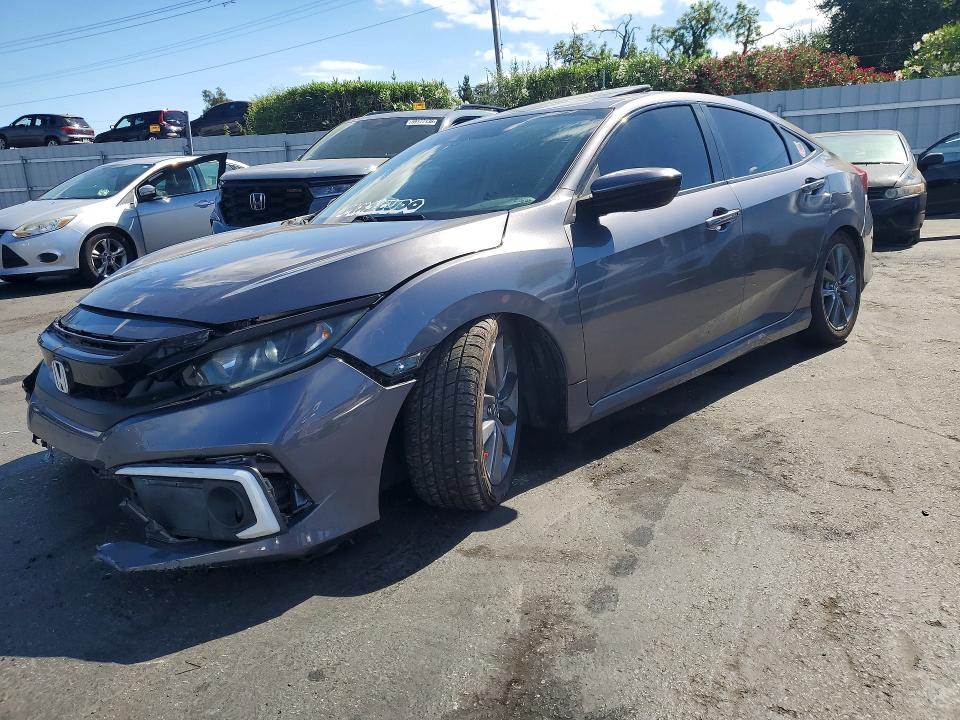 59170016 :رقم المزاد ، 19XFC1F39KE205030 vin ، 2019 Honda Civic مزاد بيع