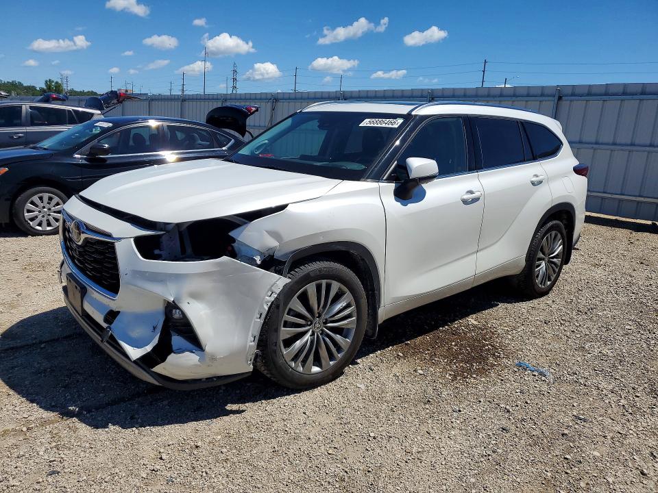 56886466 :رقم المزاد ، 5TDFZRBH3LS021577 vin ، 2020 Toyota Highlander مزاد بيع