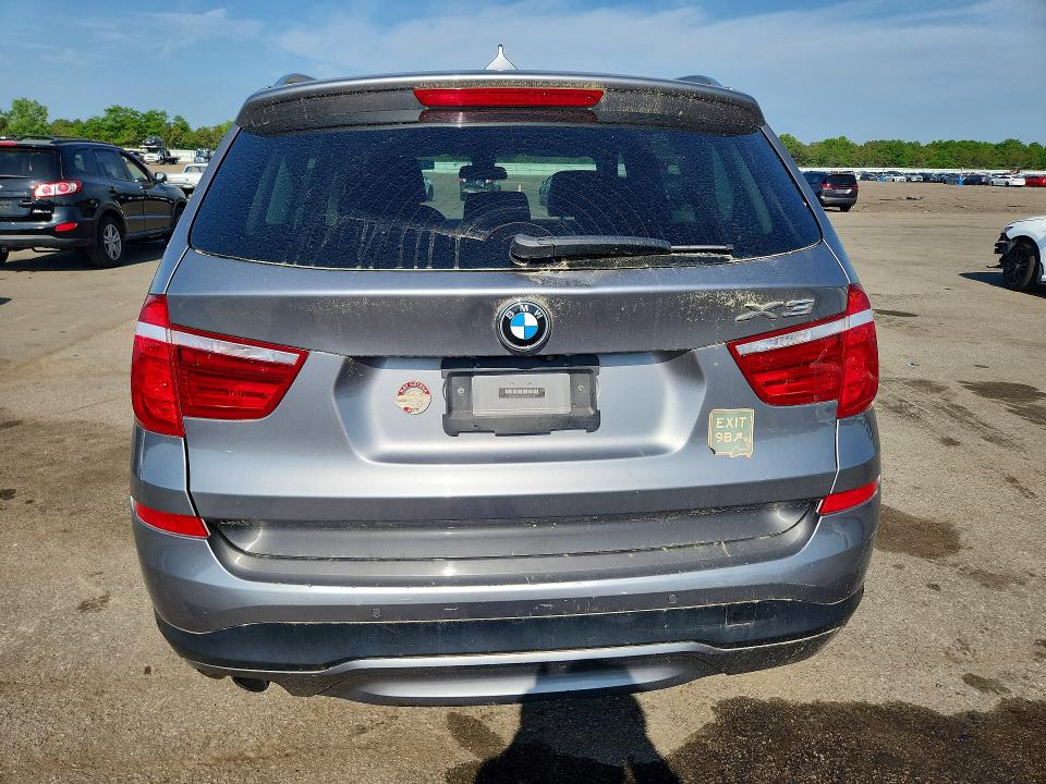 2017 Bmw X3 მანქანა იყიდება აუქციონზე, vin: 5UXWX7C37H0W39684, აუქციონის ნომერი: 57064526