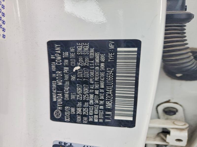 2020 Hyundai Tucson მანქანა იყიდება აუქციონზე, vin: KM8J2CA4XLU166942, აუქციონის ნომერი: 57330706